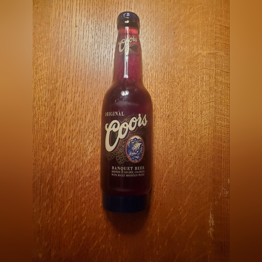 Coors half bottle beer tap